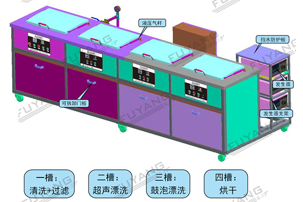 四槽超声波清洗机